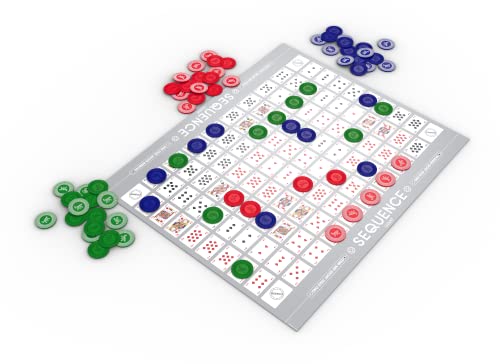 Jax Jumbo SEQUENCE Game - Tube Edition with Cushioned Mat, Cards and Chips from Jax Ltd Inc