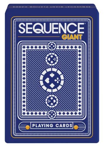 Jax Jumbo SEQUENCE Game - Tube Edition with Cushioned Mat, Cards and Chips from Jax Ltd Inc