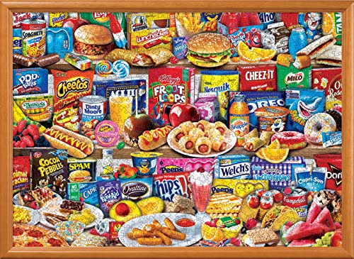 MasterPieces Flashbacks Puzzles Collection - Kids Favorite Foods 1000 Piece Jigsaw Puzzle by MasterPieces Puzzle Company