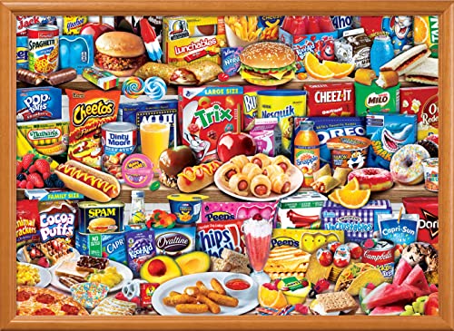 MasterPieces Flashbacks Puzzles Collection - Kids Favorite Foods 1000 Piece Jigsaw Puzzle by MasterPieces Puzzle Company