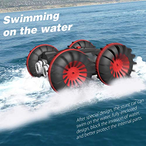 Beach Toys Remote Control Car - Amphibious Waterproof Vehicles for Kids 4-12 Year Old Pool Lake Outdoor All Terrain Rc Land Water Boat for Boys Girls 3 4 5 6 7 8 9 10 11 12 13 Ages by Wind Toys & Hobby Co., Limited
