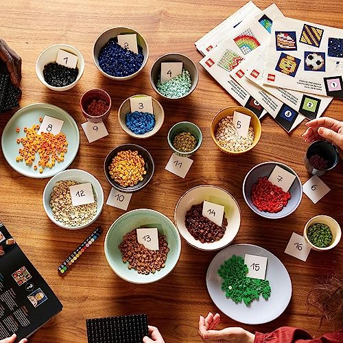 LEGO 21226 Art: Project â Create Together Set, Canvas Wall DÃ©cor, Collaborative Creative Activity, Xmas Gift Idea for Kids, Adults, Families, Mosaic Crafts Kit from LEGO