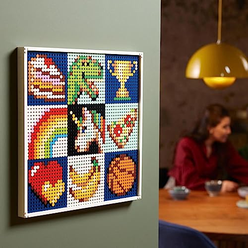 LEGO 21226 Art: Project â Create Together Set, Canvas Wall DÃ©cor, Collaborative Creative Activity, Xmas Gift Idea for Kids, Adults, Families, Mosaic Crafts Kit from LEGO