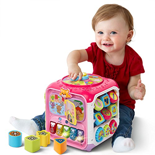 VTech Sort and Discovery Activity Cube (Frustration Free Packaging), Pink from VTech