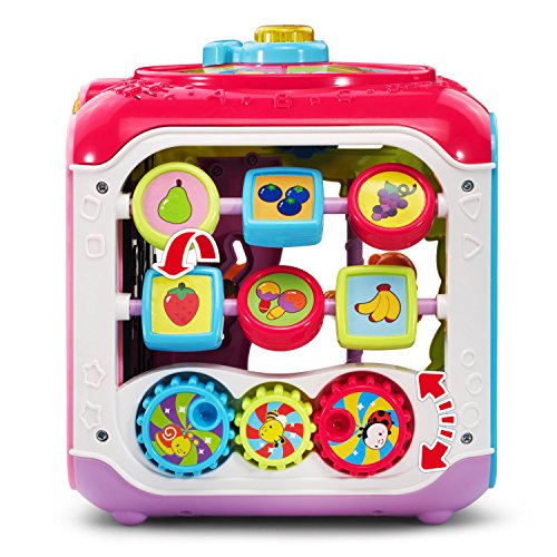 VTech Sort and Discovery Activity Cube (Frustration Free Packaging), Pink from VTech