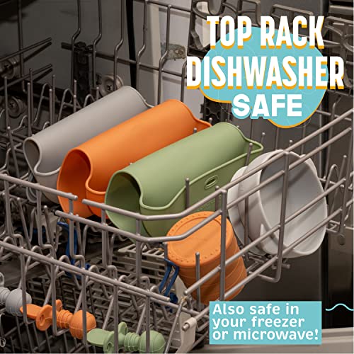 Baby Led Weaning Feeding Supplies for Toddlers - UpwardBaby Baby Feeding Set - Suction Silicone Baby Bowl - Self Eating Utensils Set with Spoons, Bibs, Cups - Dishwasher-Safe Infant Food Plate Kit from UpwardBaby