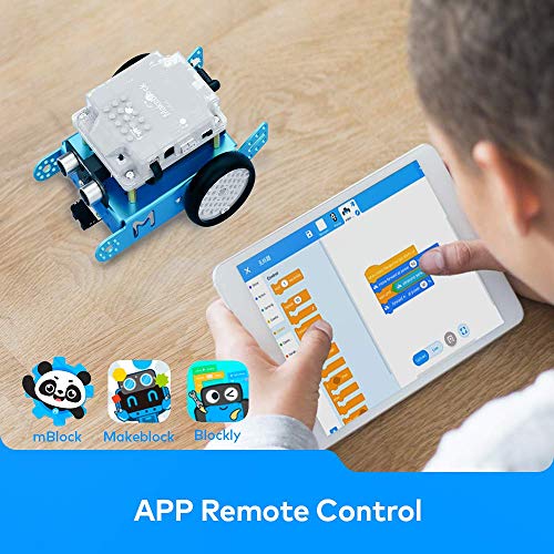 Makeblock mBot Starter Kit with Bluetooth Dongle, Learning & Education Toys with Arduino/Scratch Coding, Electronic Sensors, Building Robots for Kids Ages 8+, Computer Science Robot kit for Classroom from Makeblock