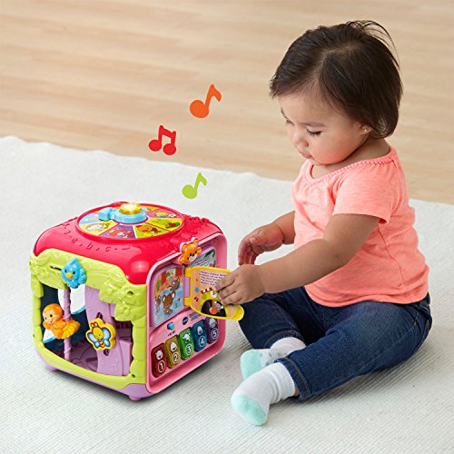 VTech Sort and Discovery Activity Cube (Frustration Free Packaging), Pink from VTech
