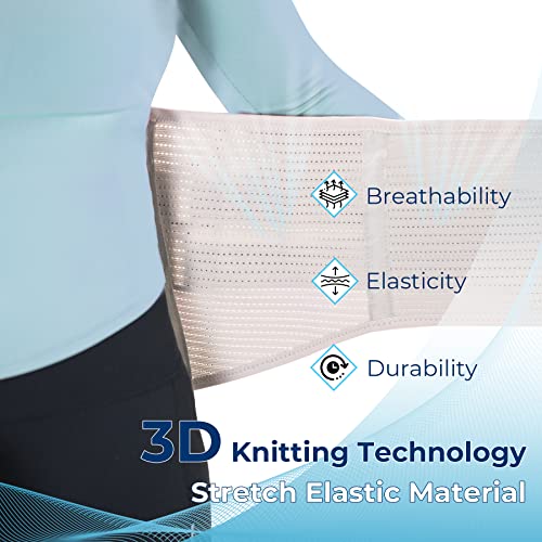 New Upgrade Lower Back Brace for Women&Men- Adjustable Compression Lumbar Support Back Brace for Lower Back Pain- Back Support Belt for Heavy Lifting, Lower Back Pain Relief With Removable Stays (M) from SETHEPACE