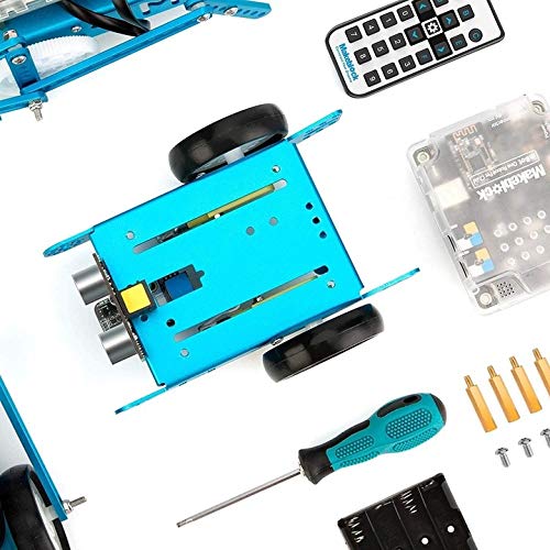 Makeblock mBot Starter Kit with Bluetooth Dongle, Learning & Education Toys with Arduino/Scratch Coding, Electronic Sensors, Building Robots for Kids Ages 8+, Computer Science Robot kit for Classroom from Makeblock