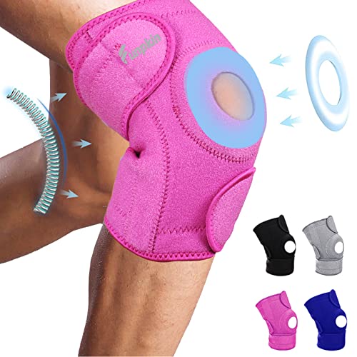 Knee Brace for Knee Pain Women - Adjustable Knee Support Brace with Patella Gel Pad & Side Stabilizers, Medical Knee Pad for Meniscus Tear, Pain Relief, Running, Workout, Arthritis, Joint Recovery from 
