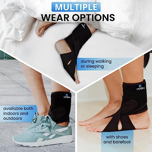 DOSH AFO Foot Drop Brace - Drop Foot Braces - Foot Drop Brace for Walking - AFO Brace - Drop Foot Brace for Walking - Ankle Foot Orthosis for Foot Drop - Foot Drop Orthosis (Right - One Size) by Dosh
