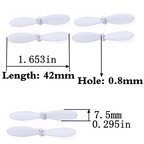 XiaoPengYo Propellers Blades for Mini Foldable RC Drone Mini Foldable RC Quadcopter Pocket Quadcopter Pocket Drone by XiaoPengYo