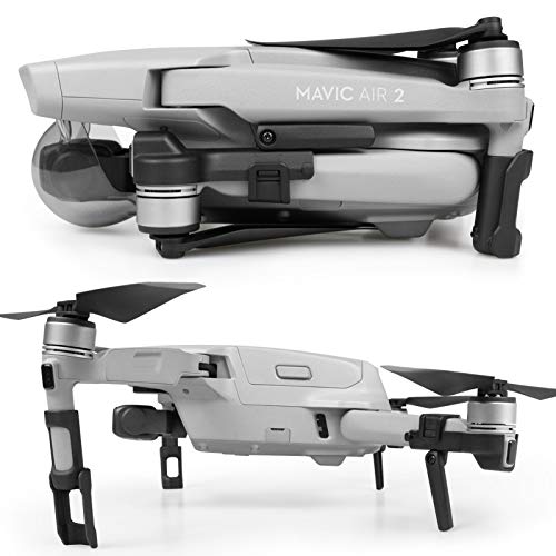 SYMIK Retractable Landing Gear Extension for DJI Air 2S & DJI Mavic Air 2; Completely Foldable Design, Can be Left on The Drone at All Times, Even When Folded; Very Low Storage Profile; Accessories from SYMIK