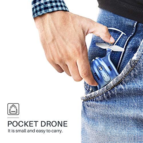 DoDoeleph Mini Drones for Kids or Adults, RC Drone Helicopter Toy, Easy Indoor Small Flying Toys Pocket Quadcopters for Boys or Girls Blue from DoDoeleph