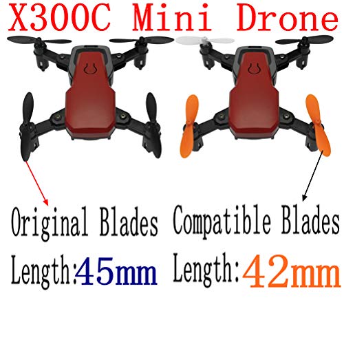 XiaoPengYo Propellers Blades for Mini Foldable RC Drone Mini Foldable RC Quadcopter Pocket Quadcopter Pocket Drone by XiaoPengYo