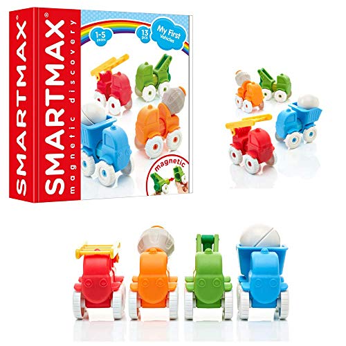 SmartMax My First Vehicles Magnetic Discovery STEM Play Set for Ages 1+ by Smart Toys and Games
