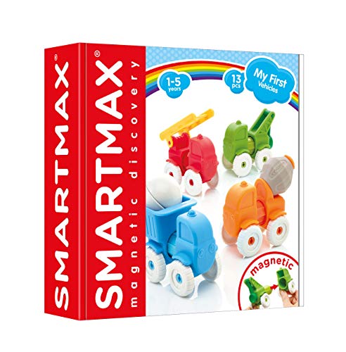 SmartMax My First Vehicles Magnetic Discovery STEM Play Set for Ages 1+ by Smart Toys and Games