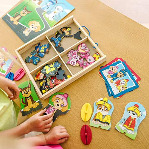 Melissa & Doug PAW Patrol Wooden Magnetic Pretend Play (64 Pieces) by Melissa & Doug