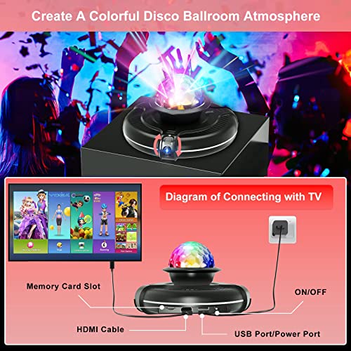 Acelufly Dance Mat for TV, Musical Electronic Dance Mats with HD Camera, Double User Dance Game Pad with Wireless Handle, Non-Slip Dancing Fitness Mat for Kids and Adults, Gift for Girls and Boys from Acelufly