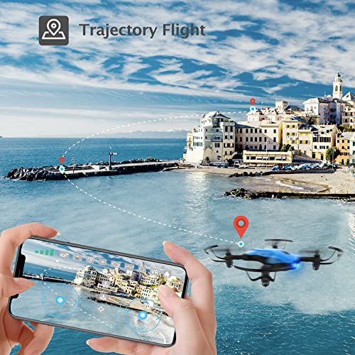 Drone for Kids with Camera , DROCON Ninja RC Drone 1080P WiFi Drone for Beginners App Control, Foldable Quadcopter Drone for Adults, 2 Modular Batteries by DROCON