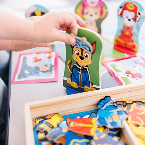 Melissa & Doug PAW Patrol Wooden Magnetic Pretend Play (64 Pieces) by Melissa & Doug