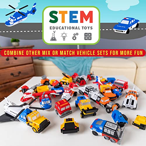 POPULAR PLAYTHINGS Mix or Match Vehicles, Magnetic Toy Play Set, Police from Popular Playthings