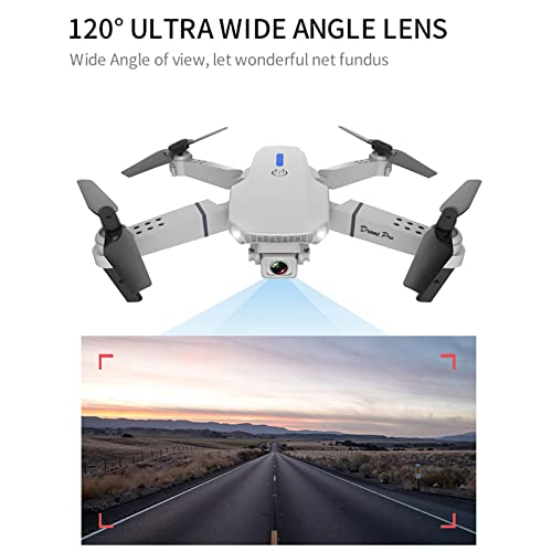 Drone With Dual 1080P HD FPV Camera Foldable Drone With Altitude Hold Headless Mode One Key Start Speed Adjustment Trajectory Flight WiFi FPV Camera by Yannianjz
