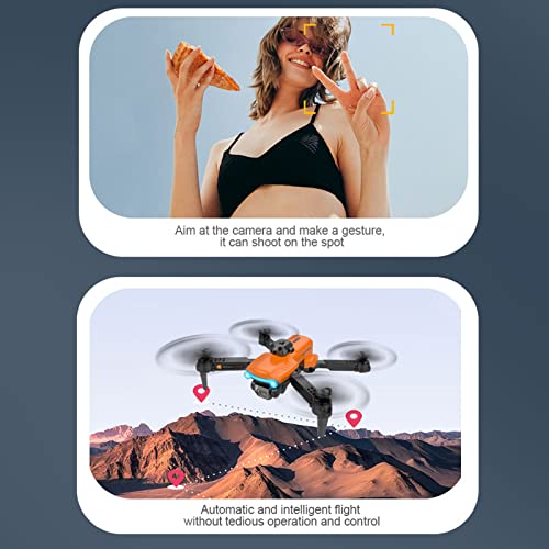 Mini Drone with Camera for Adults Kids - 1080P HD FPV Camera Drones with Carrying Case, Foldable Drone Remote Control Toys Gifts RC Quadcopter for Boys Girls, One Key Take Off/Land (Black) from Rvkxad