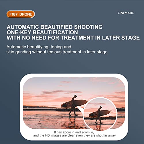 Mini Drone with Camera for Adults Kids - 1080P HD FPV Camera Drones with Carrying Case, Foldable Drone Remote Control Toys Gifts RC Quadcopter for Boys Girls, One Key Take Off/Land (Black) from Rvkxad