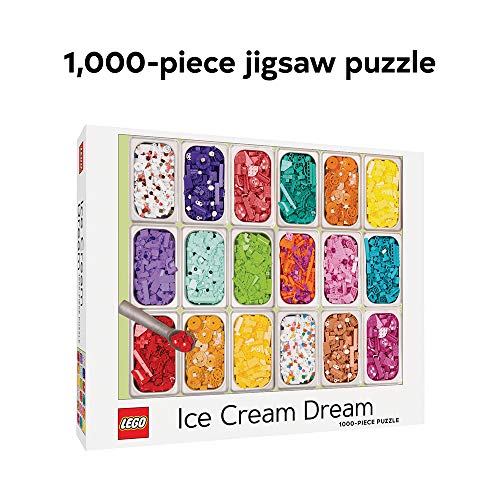 LEGO Ice Cream Dream 1000 Piece Puzzle by Chronicle Books