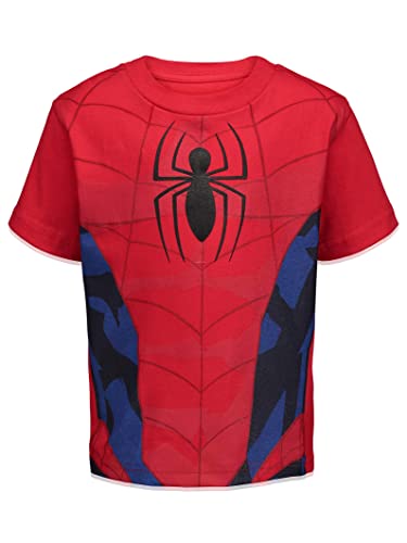 Marvel Spiderman Toddler Boys 4 Pack Graphic T-Shirts 5T by Bentex Group Inc.