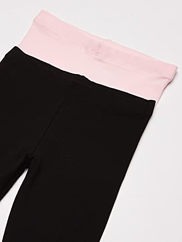 The Children's Place baby girls and Toddler Leggings 2-pack Pants, Black/Shell 2 Pack, 3T US by The Children's Place Children's Apparel