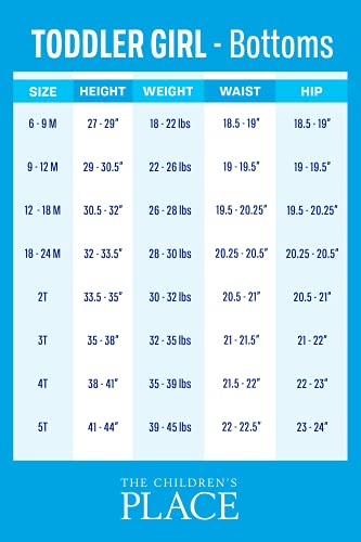 The Children's Place baby girls and Toddler Leggings 2-pack Pants, Black/Shell 2 Pack, 3T US by The Children's Place Children's Apparel