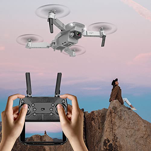 Foldable Drone with Dual 1080P HD FPV Camera,Remote Control Drones Toys with Altitude Hold Headless Mode One Key Start Speed Adjustment, Gifts for Kids Adults (White) from GBSELL