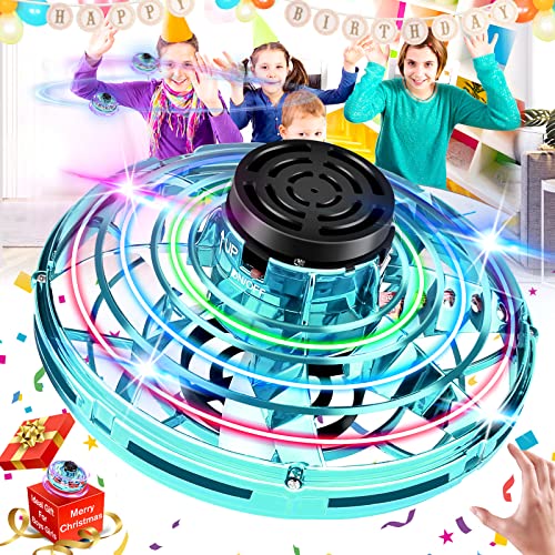 Hand Controlled Drone Flying Toy for Kids,Flying Spinner 360Â° Rotation Flying Ball Drones with LED Lights,Boomerang Ball for Indoor Outdoor Boys Girls Adults Birthday Christmas Party Gifts(Green) by ComfortneSS