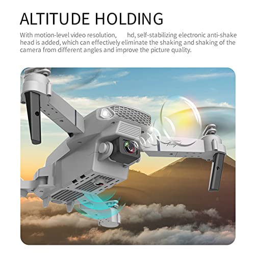 Foldable Drone with Dual 1080P HD FPV Camera,Remote Control Drones Toys with Altitude Hold Headless Mode One Key Start Speed Adjustment, Gifts for Kids Adults (White) from GBSELL