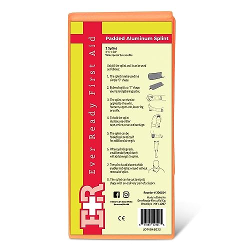 4.25 X 36 Inch Padded Aluminum Splint from Ever Ready First Aid