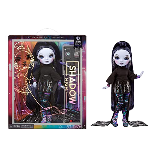 Rainbow High Shadow High Reina Glitch Crowne- Purple Fashion Doll. Fashionable Outfit & 10+ Colorful Play Accessories. Great Gift for Kids 4-12 Years Old & Collectors from MGA Entertainment