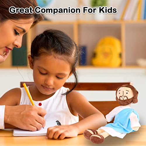 13inch Jesus Plush Toy My Friend Jesus Stuffed Doll Christ Religious Jesus Toys Jesus Doll Savior Plush Christian Classic Religious Savior Jesus Stuffed Plush Doll Toys (Blue) by LMTGLDT