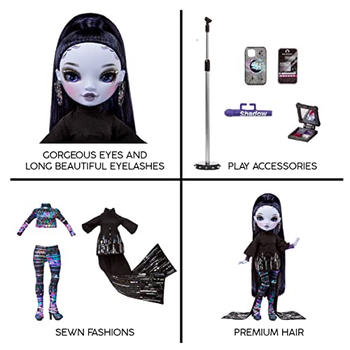 Rainbow High Shadow High Reina Glitch Crowne- Purple Fashion Doll. Fashionable Outfit & 10+ Colorful Play Accessories. Great Gift for Kids 4-12 Years Old & Collectors from MGA Entertainment