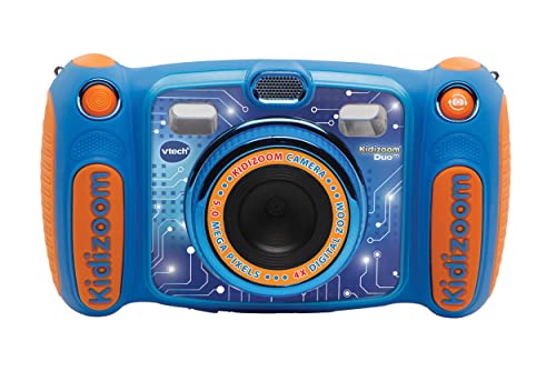 VTech 507103 Kidizoom Duo Camera 5.0|Digital Camera for Children |Electronic Toy Camera |Photos & Video for Kids Aged 3, 4, 5, 6, 7, 9 Years Old, Blue, 85.0 mm*40.0 mm*114.0 mm from Vtech Electronics