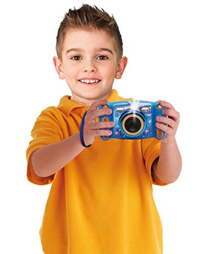 VTech 507103 Kidizoom Duo Camera 5.0|Digital Camera for Children |Electronic Toy Camera |Photos & Video for Kids Aged 3, 4, 5, 6, 7, 9 Years Old, Blue, 85.0 mm*40.0 mm*114.0 mm from Vtech Electronics