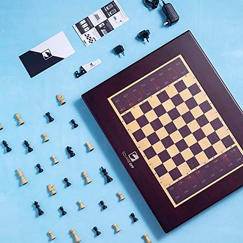 Square Off Grand Kingdom Set - World's Smartest Electronic Chess Board | Automated Chess Board for Adults & Kids | Magnetic Wooden Chess Sets with Self Moving Pieces from Square Off