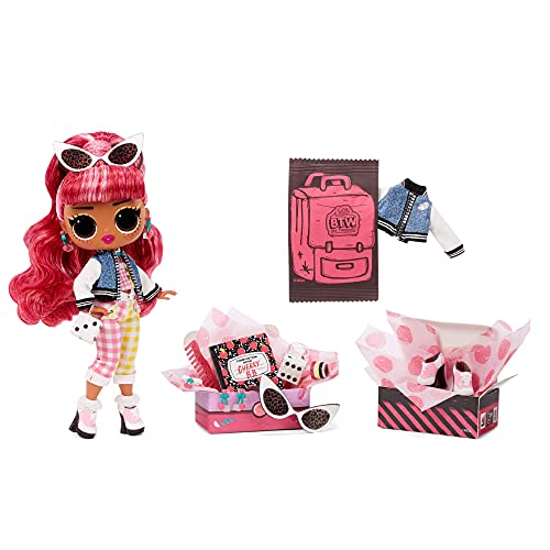 LOL Surprise Tweens Cherry BB Fashion Doll with 15 Surprises, Pink Hair, Including Stylish Outfit and Accessories with Reusable Bedroom Playset - Gift for Kids, Toys for Girls Boys Ages 4 5 6 7+ Years by MGA Entertainment