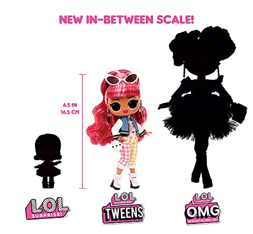 LOL Surprise Tweens Cherry BB Fashion Doll with 15 Surprises, Pink Hair, Including Stylish Outfit and Accessories with Reusable Bedroom Playset - Gift for Kids, Toys for Girls Boys Ages 4 5 6 7+ Years by MGA Entertainment