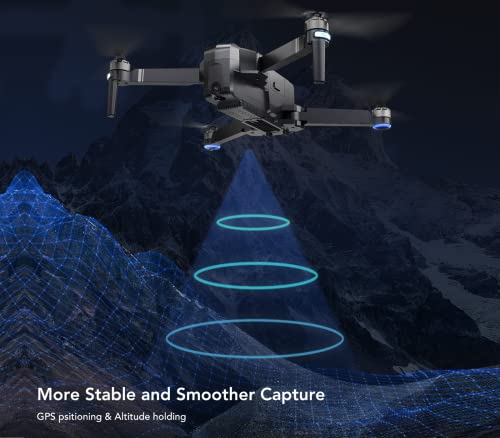 Ruko F11 Foldable GPS Drones with 4K Camera for Adults, Quadcopter with 30Mins Flight Time, Brushless Motor, 5G FPV Transmission, Follow Me, Auto Return Home, Long Control Range Drone for Beginners by Ruko