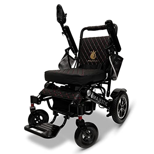 2021 New Folding Ultra Lightweight Electric Power Wheelchair, Silla de Ruedas Electrica, Airline Approved and Air Travel Allowed, Heavy Duty, Mobility Motorized, Portable Power (19.5" Seat Width) by SHENZHEN CHITADO TECHNOLOGY CO LTD