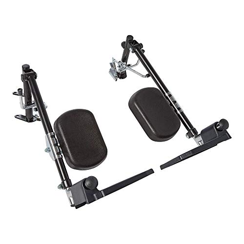 Circle Specialty, Elevating Swing-Away Leg Rests,Large, Plastic Footplates with Padded Calf Pads, for Ziggo Folding Pediatric Wheelchair, ZG1600 & ZG1800, for Kids, Teens, Young Adults (Large) by Circle Specialty Inc