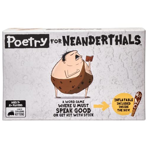 Poetry for Neanderthals by Exploding Kittens - Card Games for Adults, Teens & Kids from Exploding Kittens